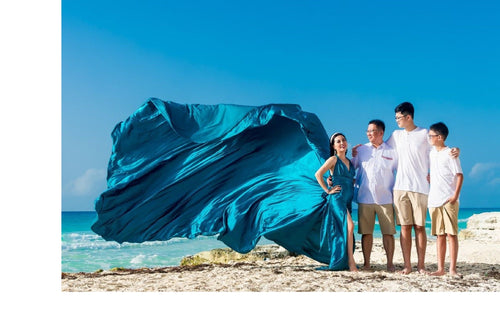 Flying Dress for Photoshoot, Long Flying Dress, Flying Dress Santorini