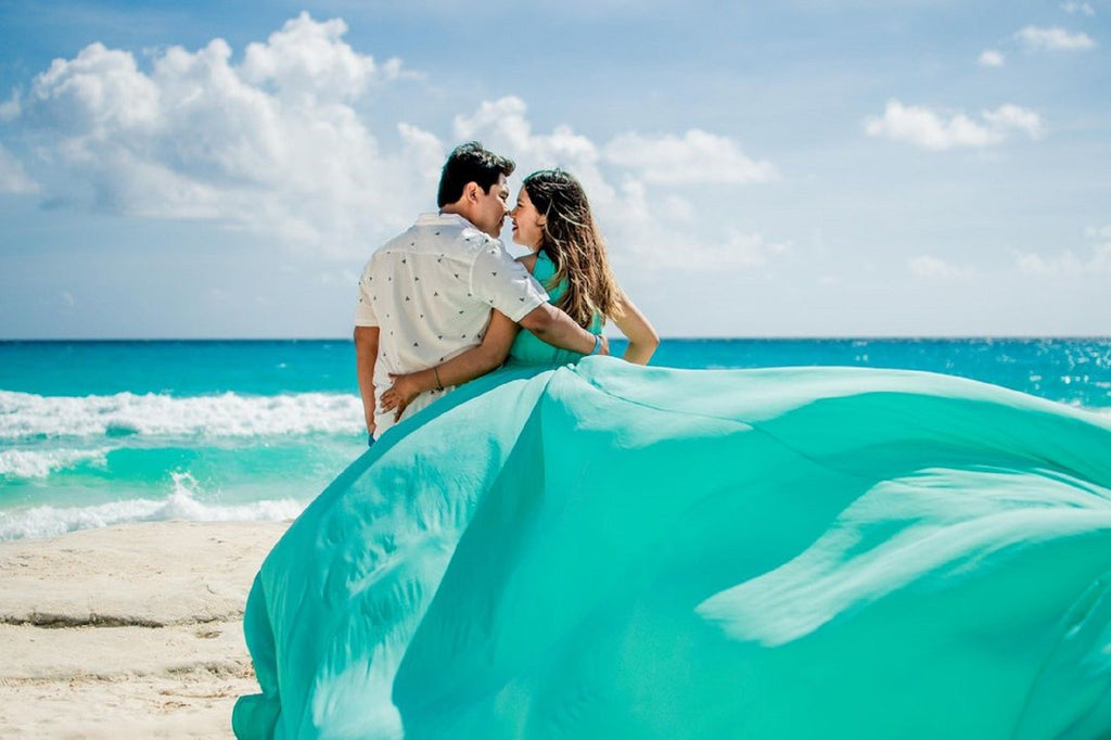 Satin Elegance for Pre Wedding Bliss