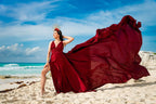Santorini Flying Dress / Long Train Dress / Photoshoot Dress