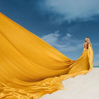 Long Flying Dress - Infinity Style with Adjustable Sizes - Electric Blue Flying Dress