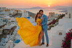 Flying Dress for Photoshoot, Santorini Flying Dress