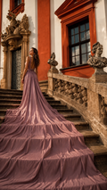Flying Dress for PhotoShoot Long Train Dress Flowy Dress
