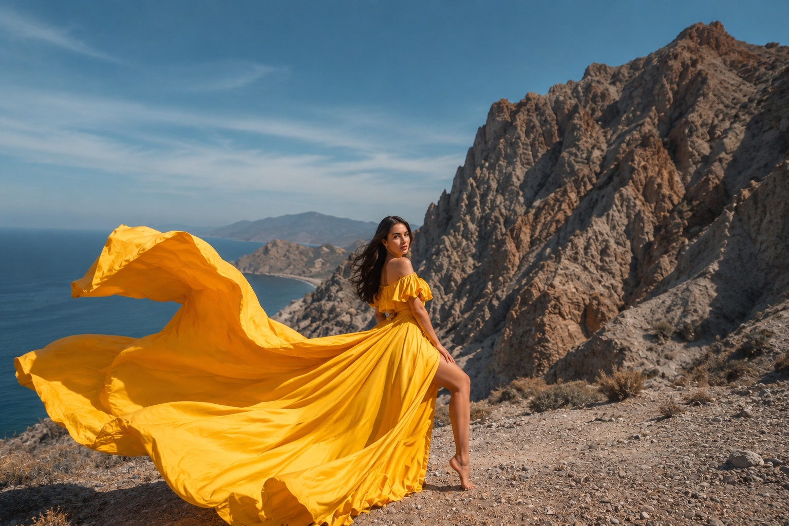 Flying dress for photoshoot, Dress birthday gift