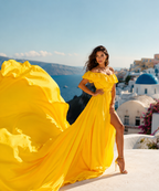 Flying Dress for Photoshoot, Santorini Flying Dress