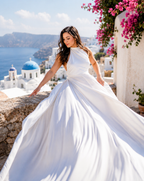 Flying Dress For Photoshoot, Santorini Flying Dress