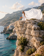 Flying Dress For Photoshoot, Santorini Flying Dress