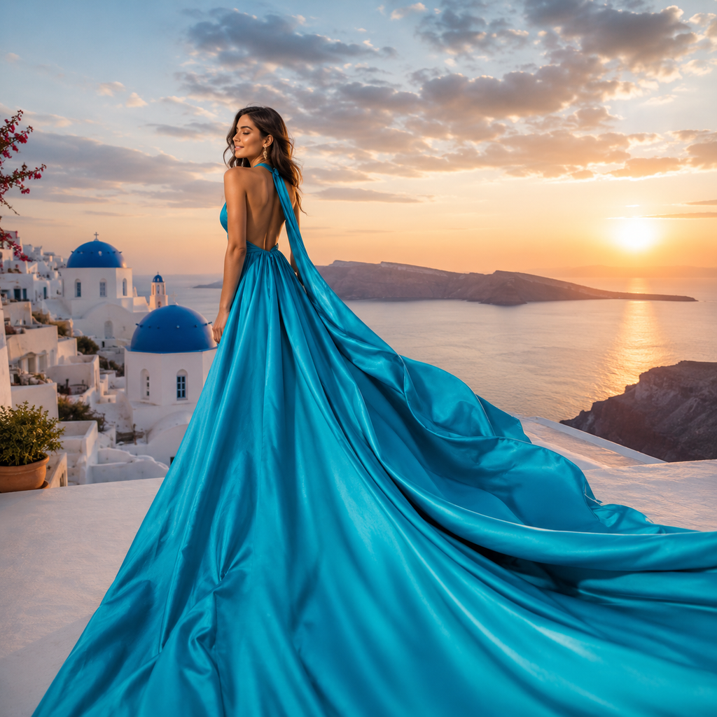 Flying Dress in Any Color - Flowy Dress in Adjustable Sizes