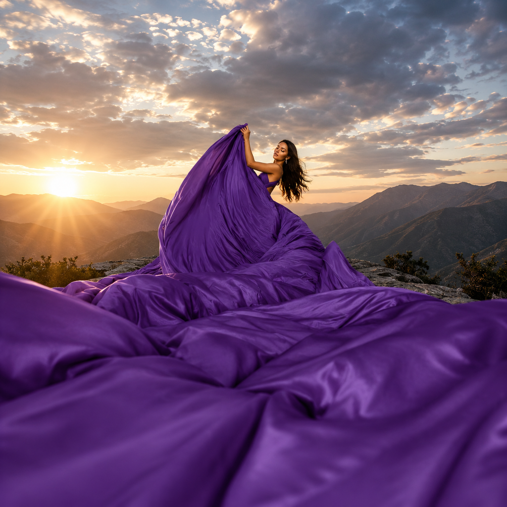 Flying Dress in Any Color - Flowy Dress in Adjustable Sizes