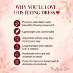 Custom Flying Dress Infinity Design  Adjustable Sizes