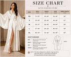 Bridal Satin Robe for Bride – Long White Wedding Dressing Gown