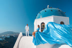 Santorini Flying Dress for Photoshoot, Long Flying Dress