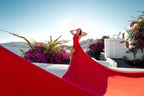 Satin Dress for Photoshoots, Flying Dress, Long Train Dress