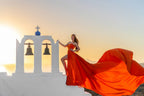 Photoshoot Dress | Flowy Dress | Santorini Flying Dress