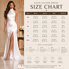 White Satin Bridal Gown with High Slit – Elegant Wedding Dress