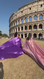 Flying Dress for PhotoShoot Long Train Dress Flowy Dress