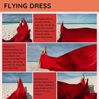 Flying Dress for Photoshoots: Iconic Long Flowy Gown