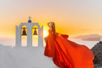 Photoshoot Dress | Flowy Dress | Santorini Flying Dress