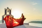 Satin Dress for Photoshoots, Flying Dress, Long Train Dress