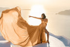 Santorini Flying Dress - Photography Dress - Engagement Dress